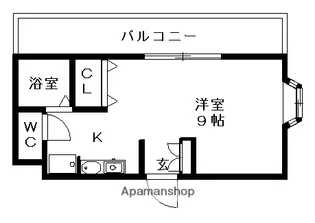 シャンボール花水木【2階】の間取り
