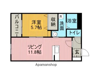 グランシャリオ【1階】の間取り