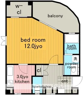 よもぎの郷【3階】の間取り