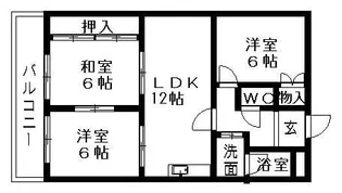 ニューアーバン一社【1階】の間取り