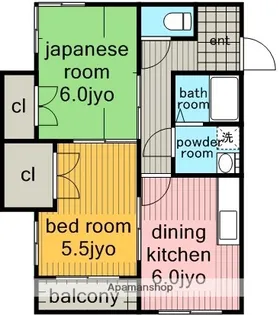 ドリームネスト長久手【2階】の間取り