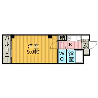 グリーンヒルズ山田12【1階】の間取り