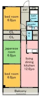 アヴェニュー藤【4階】の間取り