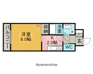 グランドガーデン藤ヶ丘EX【5階】の間取り