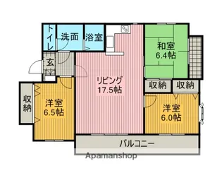 グリックヒルズ代万【1階】の間取り