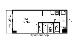 東山ビレッジ【6階】の間取り