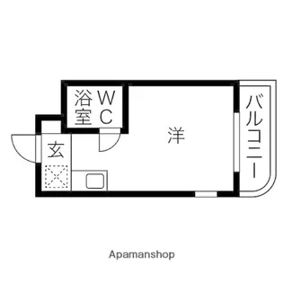 ファンタジアT’S【101号室】の間取り