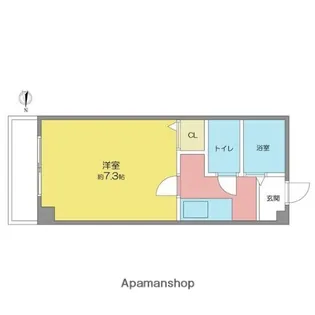 SD HILLS【305号室】の間取り