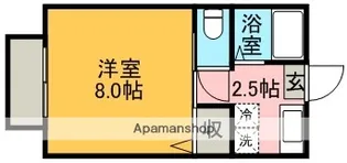 青木ヒルズΑ−3【1階】の間取り