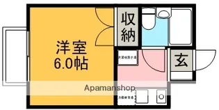 シャルムスズキ【201号室】の間取り