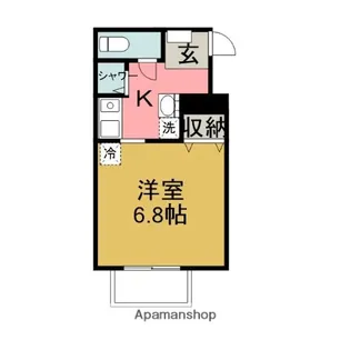シャルムスズキ【207号室】の間取り