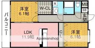 SC 21【3階】の間取り