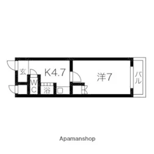 i-room丸山町【1階】の間取り