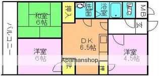 レイクヒルズ【303号室】の間取り