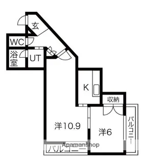グランドール挙母【3B3号室】の間取り