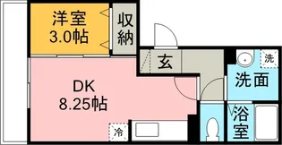 ソーサーハウス【1階】の間取り