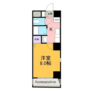 ミッドスクエア豊田【503号室】の間取り