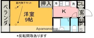 廉フォート【201号室】の間取り