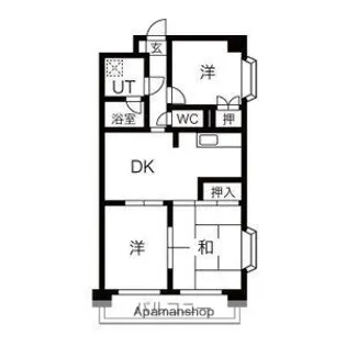 ルノートルⅠ【203号室】の間取り