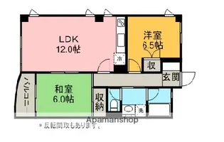 CENTRAL VILLAGE【302号室】の間取り