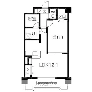パルティール【3階】の間取り