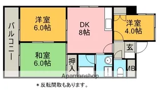 3DKの間取り画像