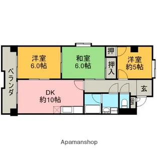 第2みゆきビル【305号室】の間取り