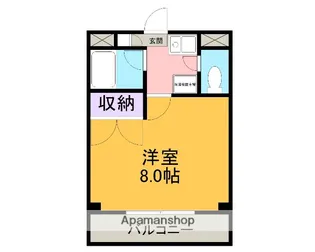 GBⅡ【403号室】の間取り