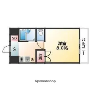 ピアボナール【112号室】の間取り