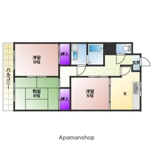 丸兼ビル【205号室】の間取り