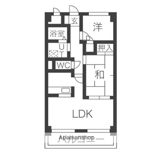 フレックス上豊田【506号室】の間取り