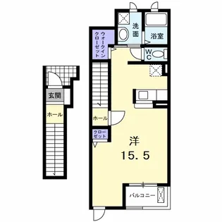 アライブ・F【205号室】の間取り
