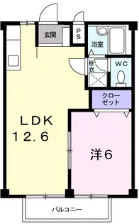 サンヒルズ広久手A【2階】の間取り