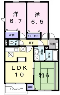 スプリングヒルズⅡ【1階】の間取り