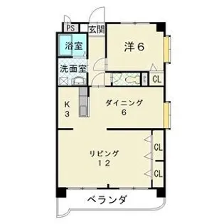 ホワイトヒルズ丸山【403号室】の間取り