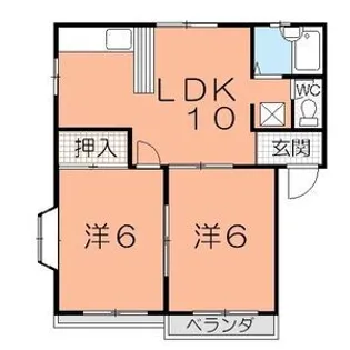 シャーウッドMI【1階】の間取り