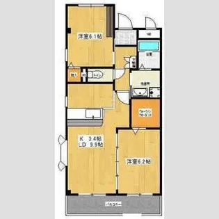 Leste’o岩崎台【1階】の間取り