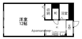 シトリン塚本【105号室】の間取り