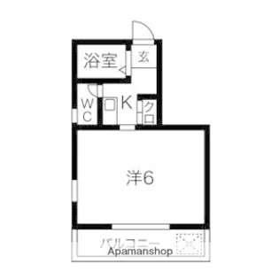 スカイビルB館【505号室】の間取り