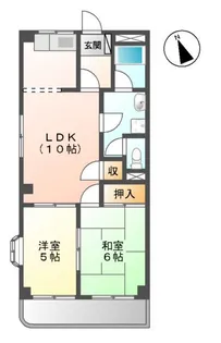チェリーヒルコーボー【3階】の間取り