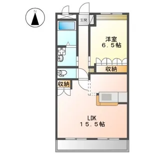 アクア フィールド【1階】の間取り