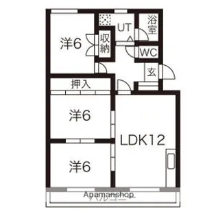 レスポワール【302号室】の間取り