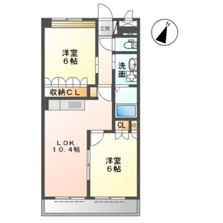 K&S・フロンティア【103号室】の間取り