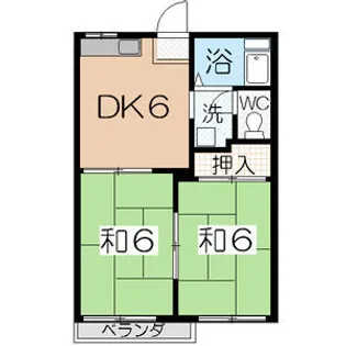 フォーヴル山田【1階】の間取り