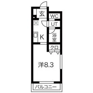 サンパティークK【2階】の間取り