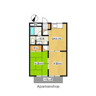 ハイツコトブキ【105号室】の間取り