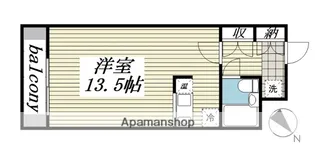アークファースト【407号室】の間取り