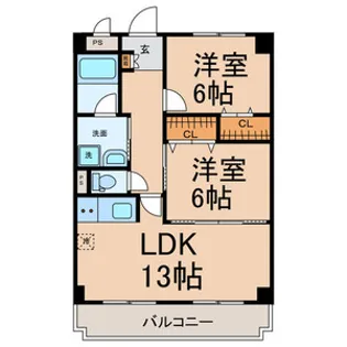 GREEN ANNEX 1【201号室号室】の間取り