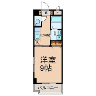 CAMELOT【201号室号室】の間取り