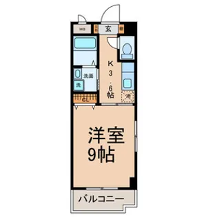 CAMELOT【204号室号室】の間取り